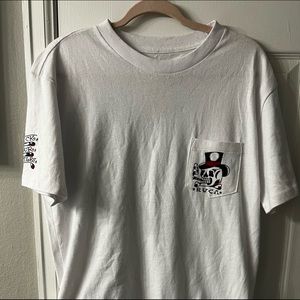 White Tee with design